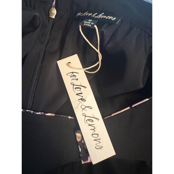 For Love & Lemons For Victorias Secret Floral Empire Waist Dress M $254 MSRP NWT - Picture 8 of 11